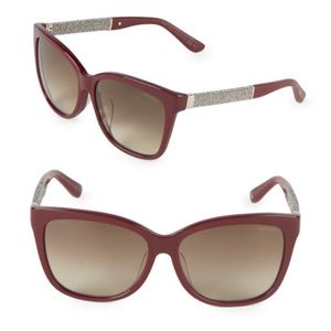 Jimmy Choo 58 MM Square Sunglasses NEW!
